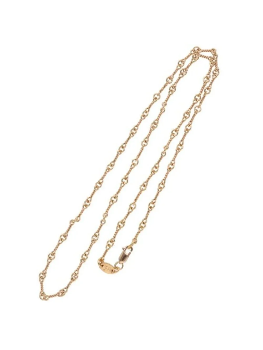 Chrome Hearts 22K Neckchain Twist Chain Gold Necklace